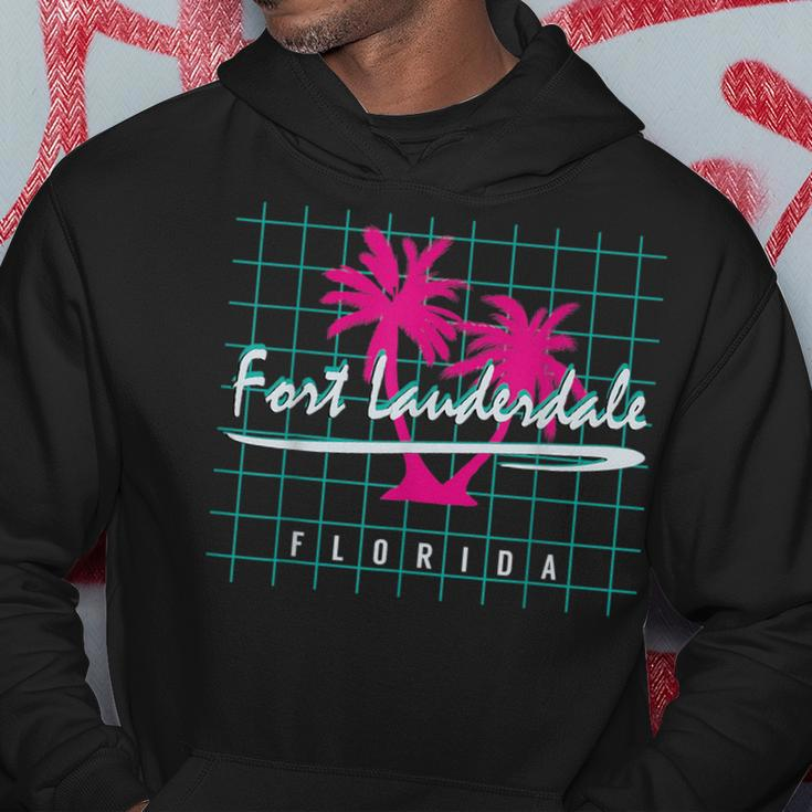 Fort Lauderdale FloridaSouvenirs Vintage Pattern Hoodie Unique Gifts