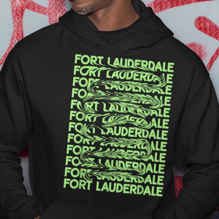 Fort Lauderdale Florida Vintage Psychedelic Hoodie Unique Gifts