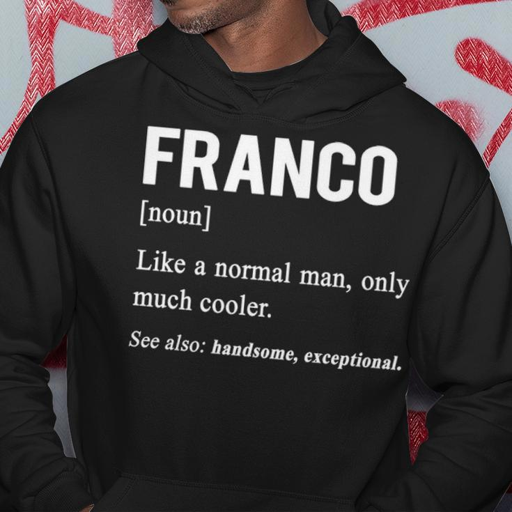 Franco Name Gift Franco Funny Definition V2 Hoodie Funny Gifts