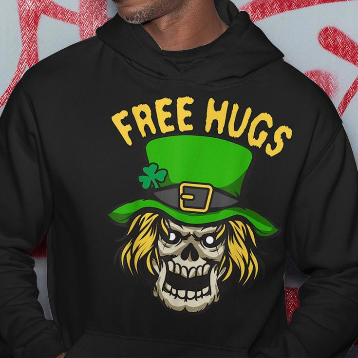 Free Hugs From Scary Leprechaun For St Patrick Halloween Hoodie Unique Gifts