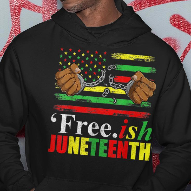 Free Ish Junenth For Men Freeish Since 1865 Flag Hoodie Unique Gifts