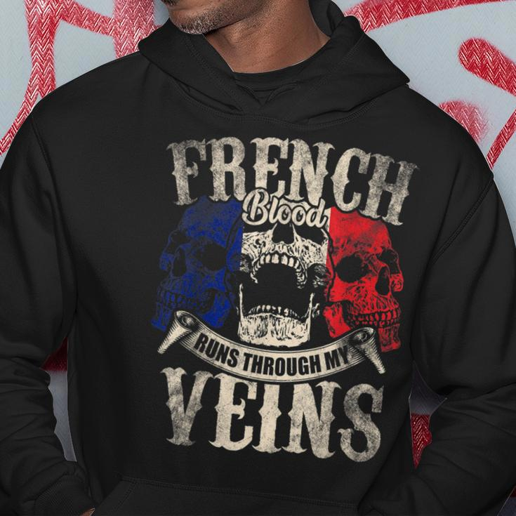 French Blood Runs Through My Veins Hoodie Funny Gifts