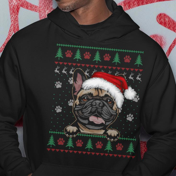 French Bulldog Christmas Ugly Sweater Dog Lover Xmas Hoodie Unique Gifts