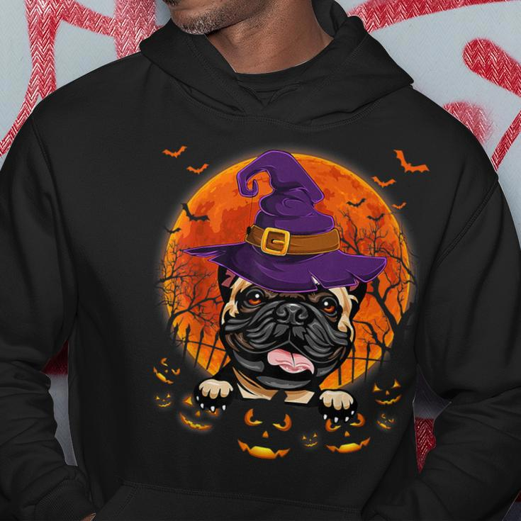 French Bulldog Witch Halloween Pumpkin Scary Costume Hoodie Unique Gifts