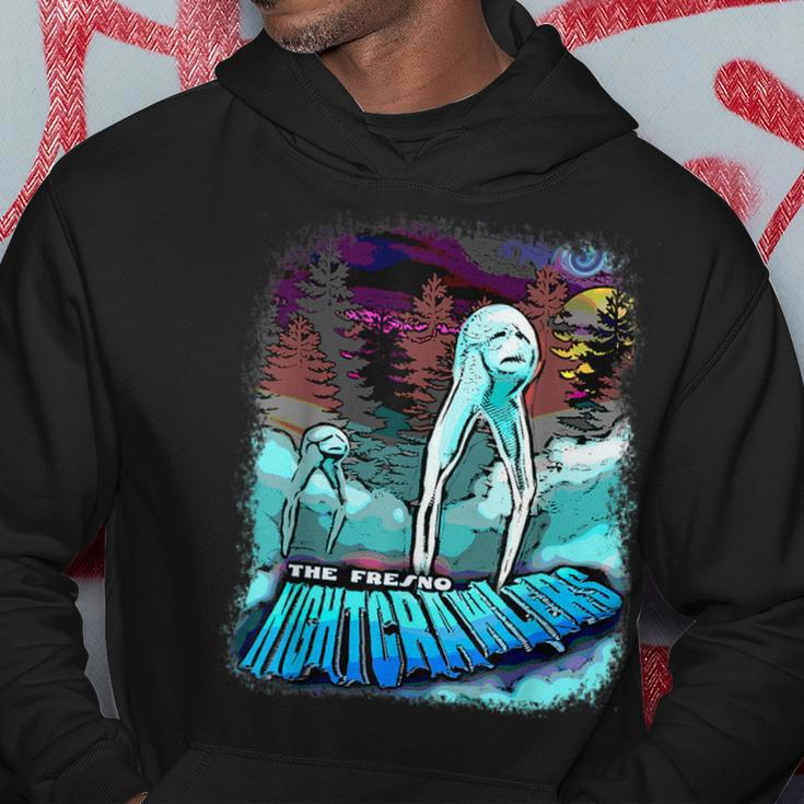 Fresno Nightcrawlers Spooky Creepy Ghost Monsters Hoodie Unique Gifts