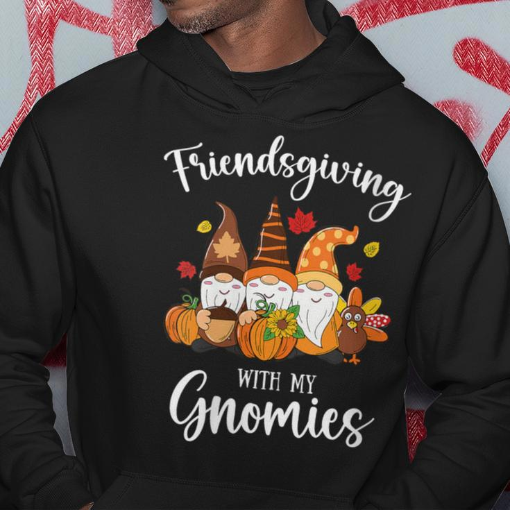Friendsgiving With My Gnomies Thanksgiving Three Gnomes Hoodie Personalized Gifts