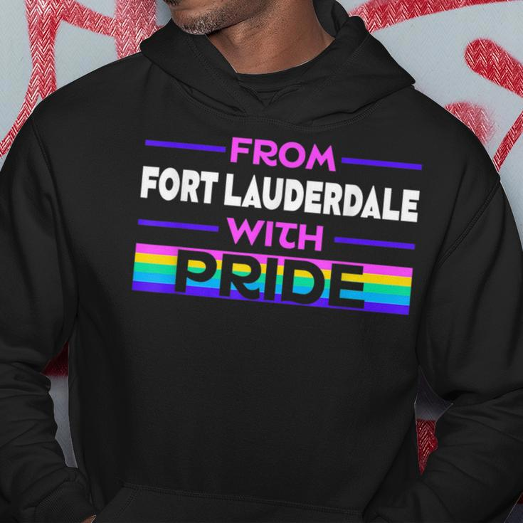 From Fort Lauderdale With Pride Lgbtq Sayings Lgbt Quotes Hoodie Unique Gifts