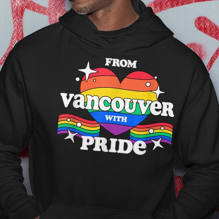 From Vancouver With Pride Lgbtq Gay Lgbt Homosexual Hoodie Unique Gifts