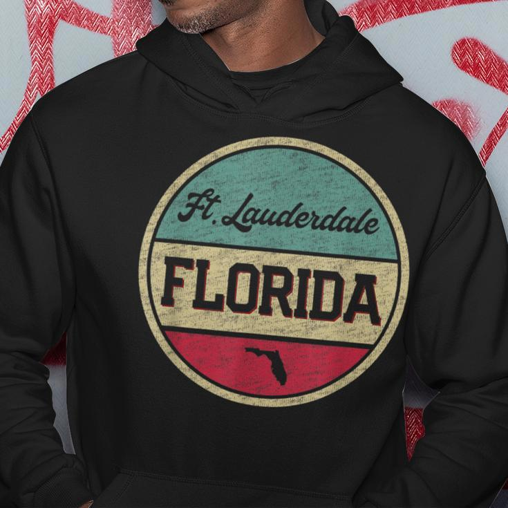 Ft Fort Lauderdale Florida Vintage 70S 80S Retro Style Hoodie Unique Gifts