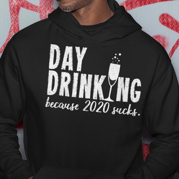 Fun Party Alcohol Drinking Apparel Because 2020 Sucks Hoodie Unique Gifts