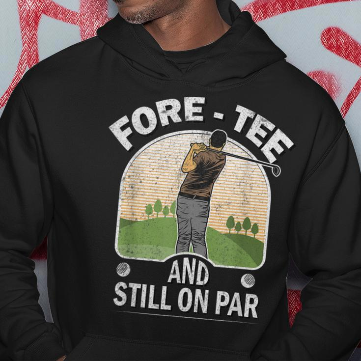 Funny 40Th Birthday Golfer Gifts Turning 40 Year Old Golfing Hoodie Unique Gifts