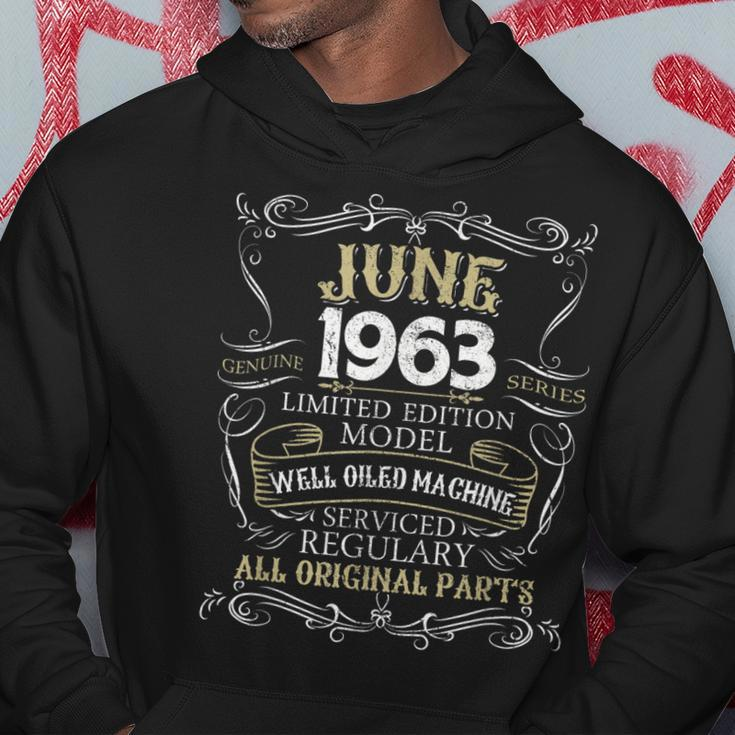 Funny 56Th Birthday Born In June 1963 56 Years Old Hoodie Unique Gifts