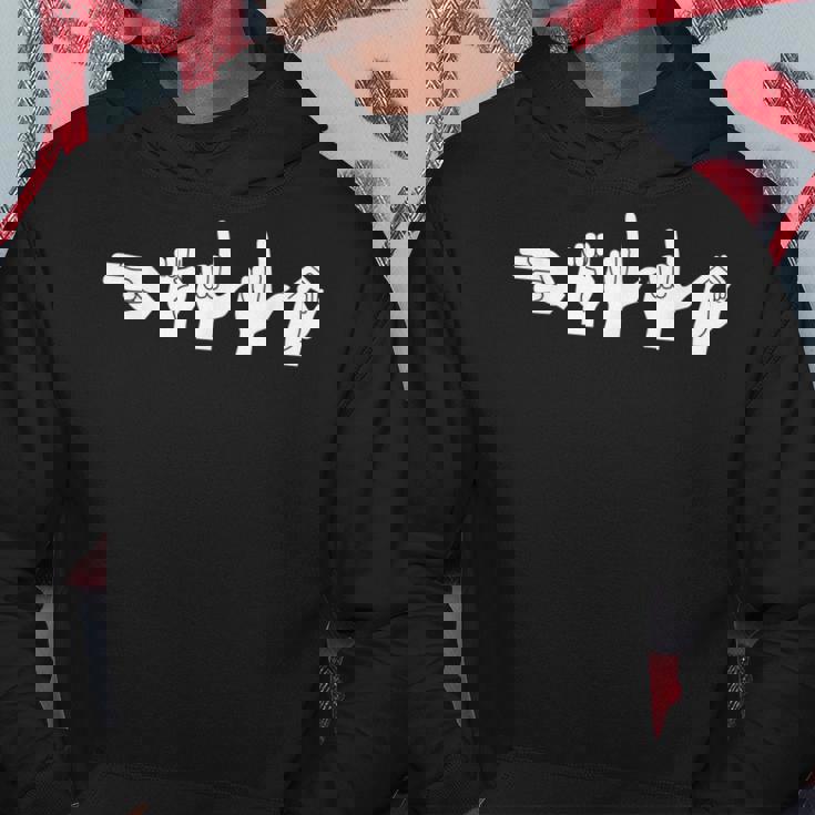 Asl American Sign Language Hoodie Personalized Gifts