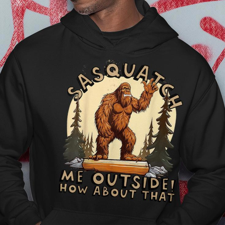 Funny Bigfoot Sasquatch Vintage Style Sasquatch Funny Gifts Hoodie Unique Gifts