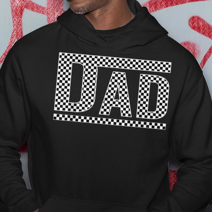 Funny Checkered Dad Black White Funny Dad Fathers Day Funny Gifts For Dad Hoodie Unique Gifts