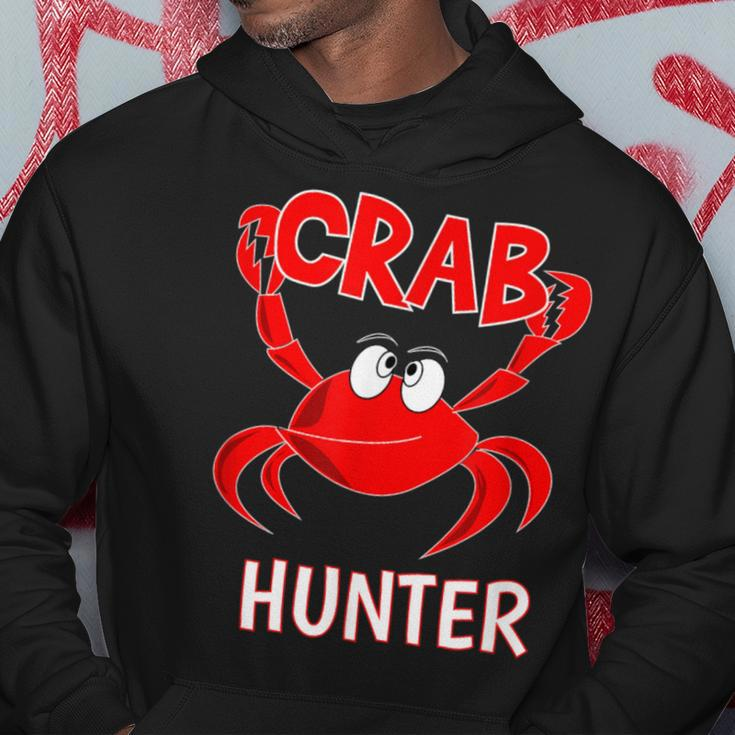 Crab Hunter Crabbing Seafood Hunting Crab Lover Hoodie Unique Gifts