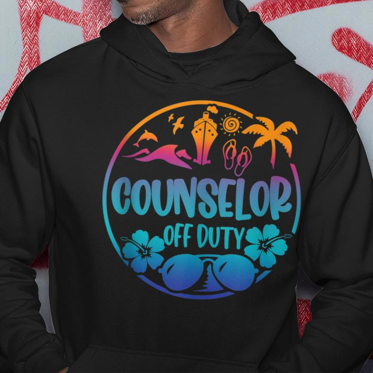 Funny Cruise Summer Last Day Of School Counselor Off Duty Hoodie Unique Gifts