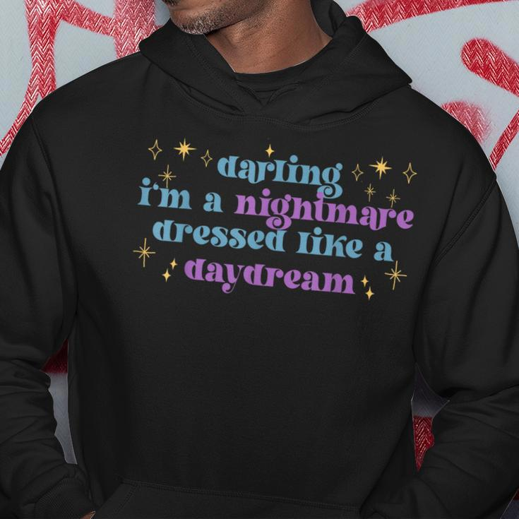 Funny Cute Quotes Saying Darling Im A Nightmare Hoodie Funny Gifts