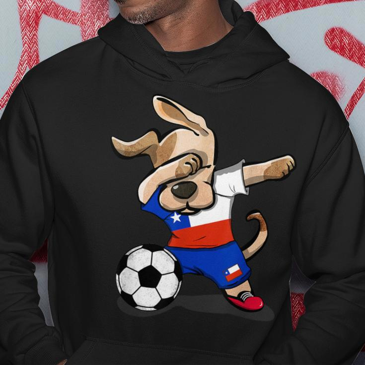 Dabbing Dog Chile Soccer Jersey Chilean Football Lover Hoodie Unique Gifts