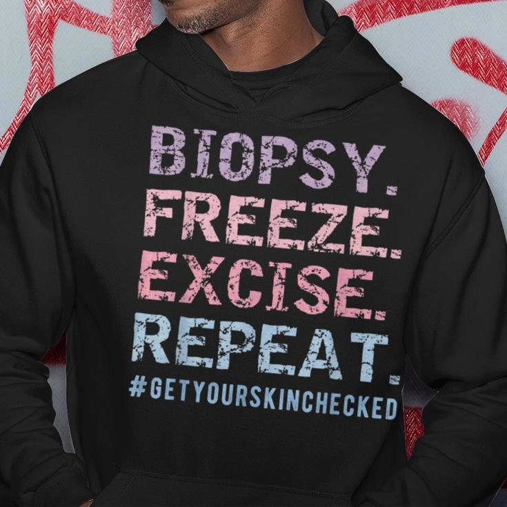 Dermatologist Biopsy Freeze Excise Repeat Dermatology Hoodie Unique Gifts