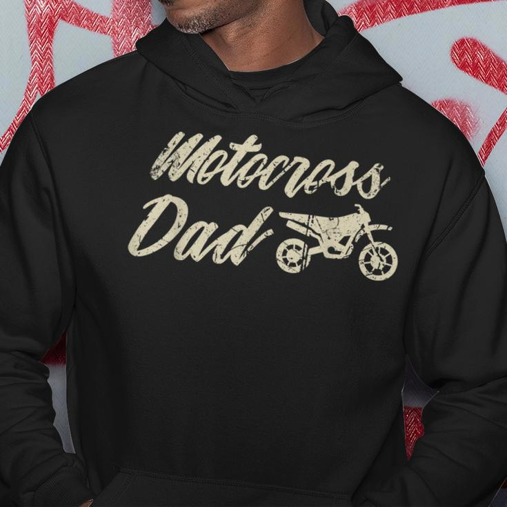 Funny Father Design Fathers Day For Lovers Motocross Hoodie Unique Gifts