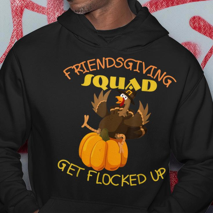 Friendsgiving Squad This Thanksgiving Day Turkey Hoodie Funny Gifts