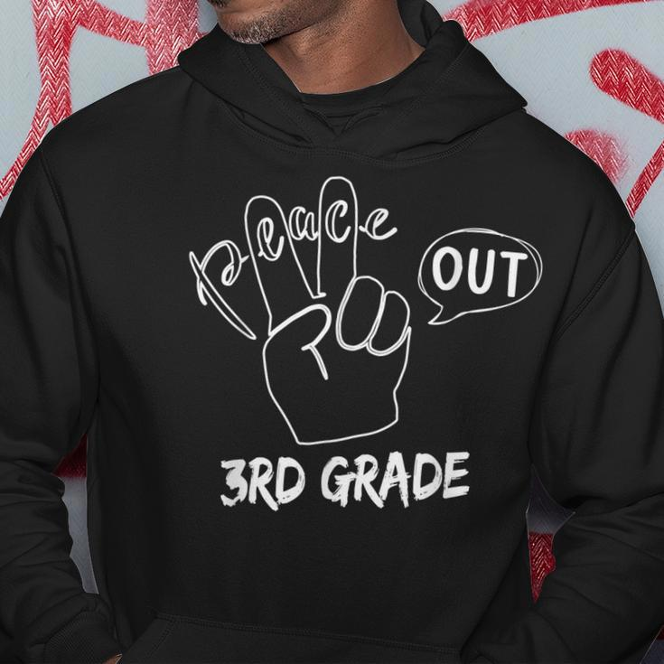 Funny Graduate Third Grade 2022 Peace Out 3Rd Grade Hoodie Unique Gifts