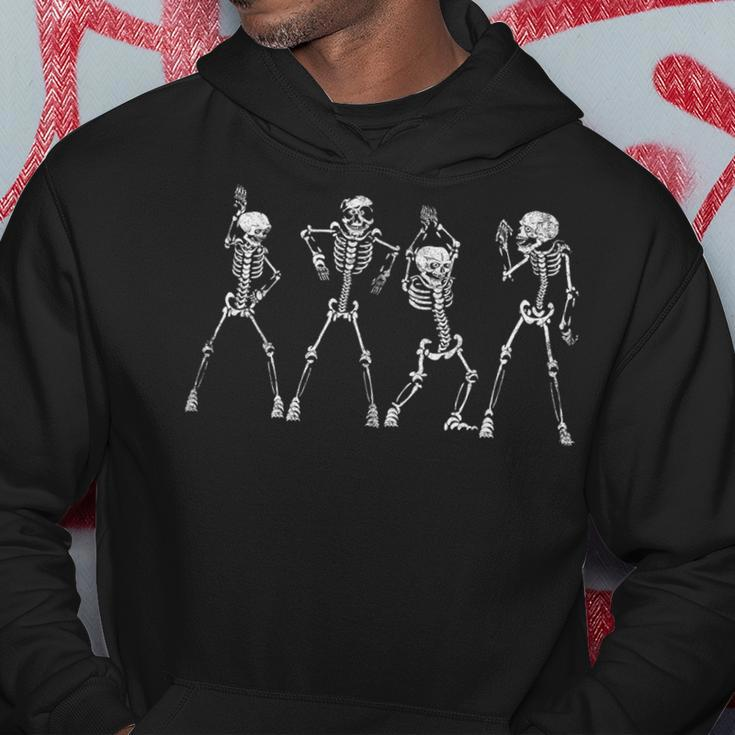 Funny Halloween Spooky Bones Skull Dancing Gift Skeleton Dancing Funny Gifts Hoodie Unique Gifts