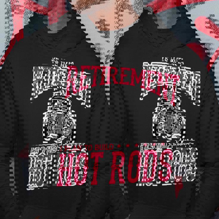Funny Hot Rod Enthusiast Retirement Party Gift Class Car Retirement Funny Gifts Hoodie Unique Gifts
