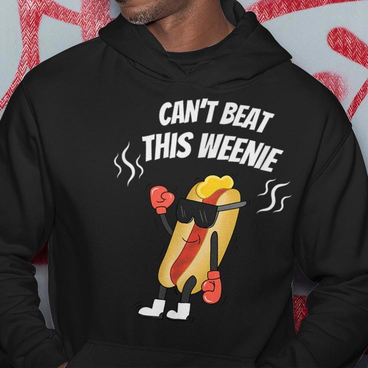 Funny Hotdog Can’T Beat This Weenie Boxer Mullet Cool Bbq Boxer Funny Gifts Hoodie Unique Gifts