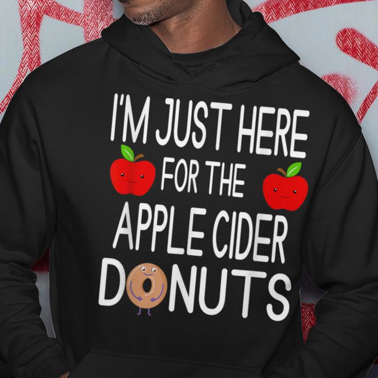 I'm Just Here For The Apple Cider Donuts Apple Picking Hoodie Unique Gifts