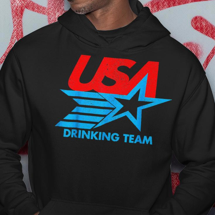Funny Independence DayUsa Drinking Team 4Th Of July Hoodie Unique Gifts
