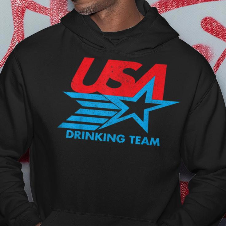 Funny Independence DayUsa Drinking Team 4Th Of July Hoodie Unique Gifts