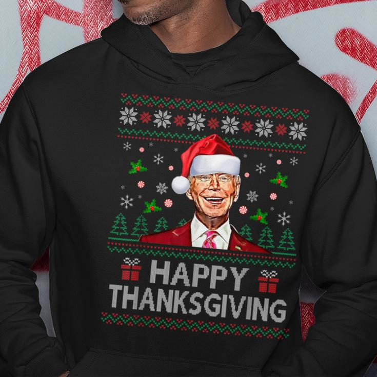 Joe Biden Christmas Happy Thanksgiving Ugly Sweater Hoodie Unique Gifts