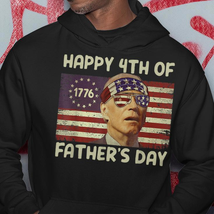 Funny Joe Biden Happy 4Th Of Fathers Day 4Th Of July Hoodie Unique Gifts