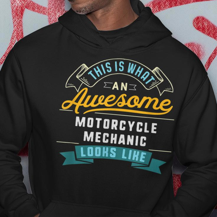 Funny Motorcycle Mechanic Awesome Job Occupation Hoodie Unique Gifts