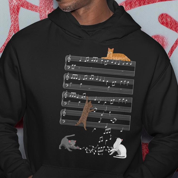 Musical Cats Cat And Music Lover Cat Hoodie Unique Gifts