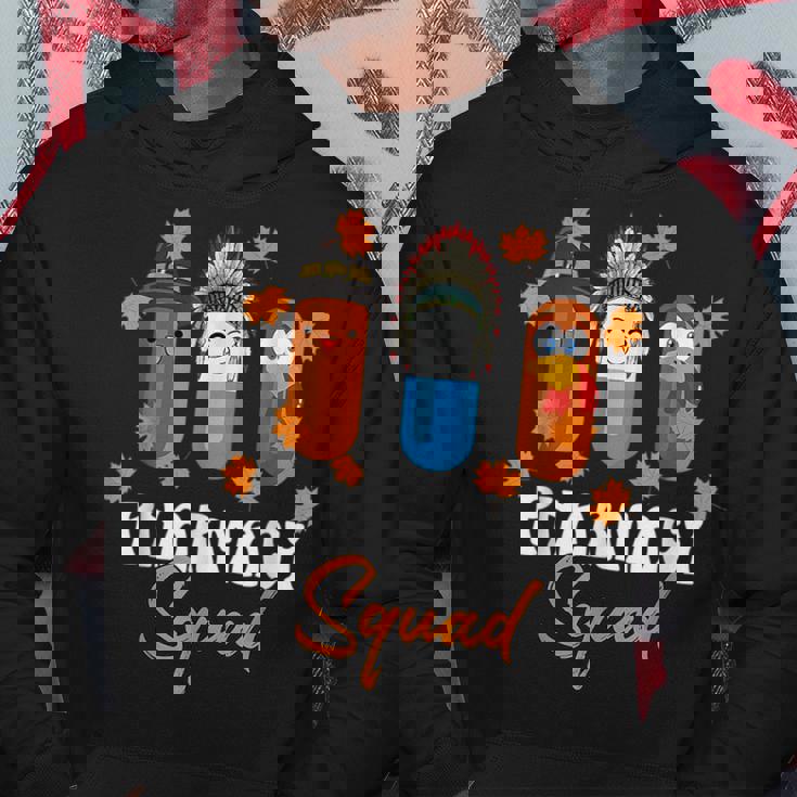 Funny Pharmacy Squad Thanksgiving Thankful Turkey Pharmacist Gifts For Turkey Lovers Funny Gifts Hoodie Unique Gifts