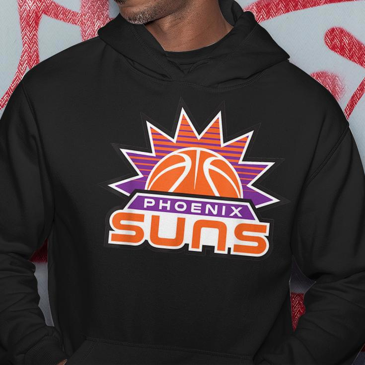 Funny Phoenix Basketball Suns Basketball Ball Shine Basketball Funny Gifts Hoodie Unique Gifts