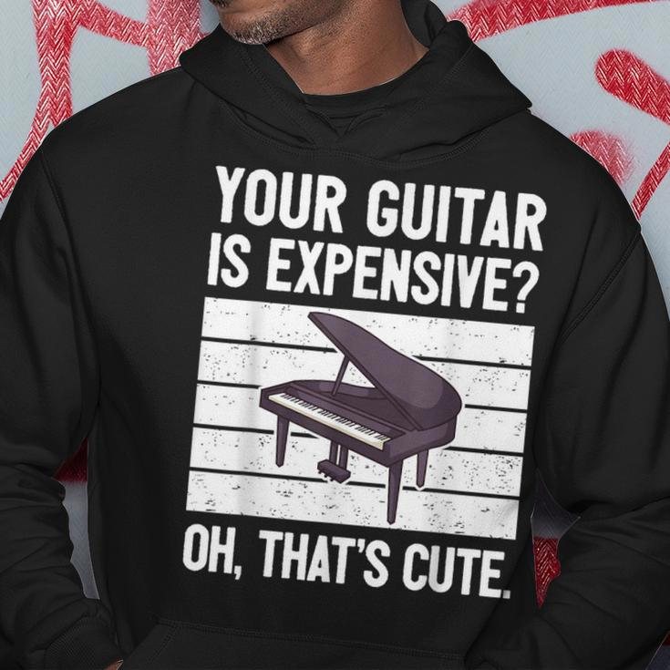 Piano Player Pianist Musician Saying I Guitar Hoodie Unique Gifts