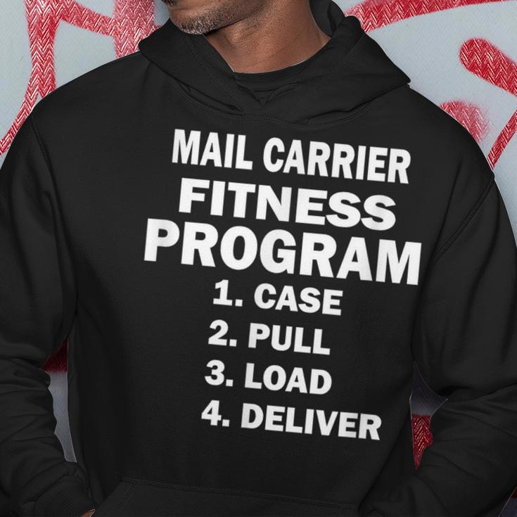 Postal Worker Mail Carrier Fitness Program Hoodie Unique Gifts
