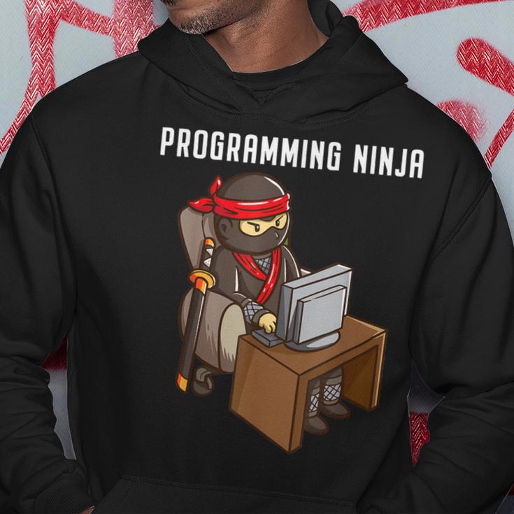 Programmer Ninja Programming Coding Nerd Boys Hoodie | Mazezy