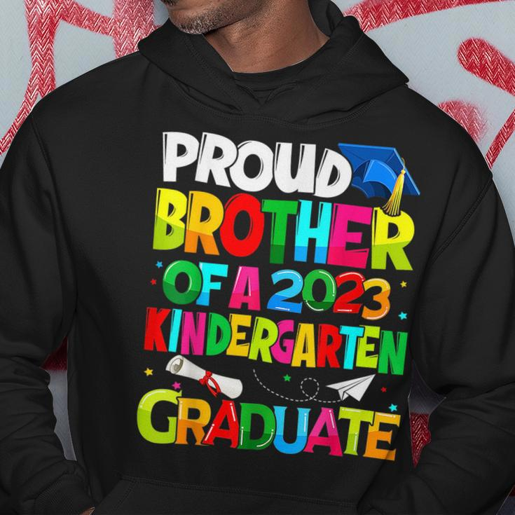 Funny Proud Brother Of A Class Of 2023 Kindergarten Graduate Hoodie Unique Gifts