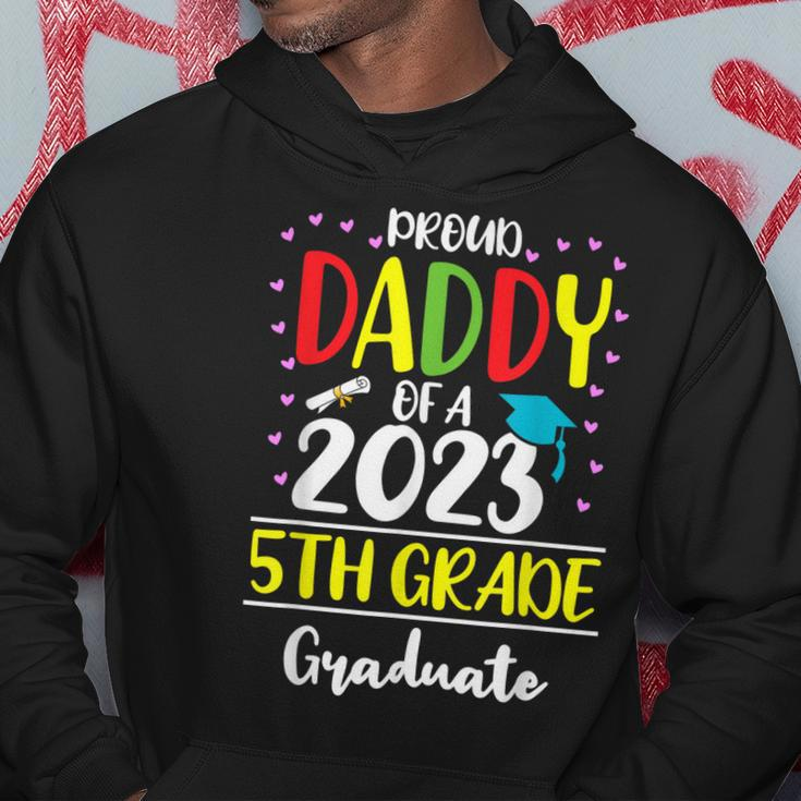 Funny Proud Daddy Of A Class Of 2023 5Th Grade Graduate Hoodie Unique Gifts
