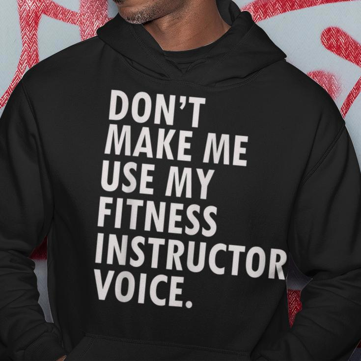 Funny Saying Fitness Instructor Group Fitness Fitness Instructor Funny Gifts Hoodie Unique Gifts