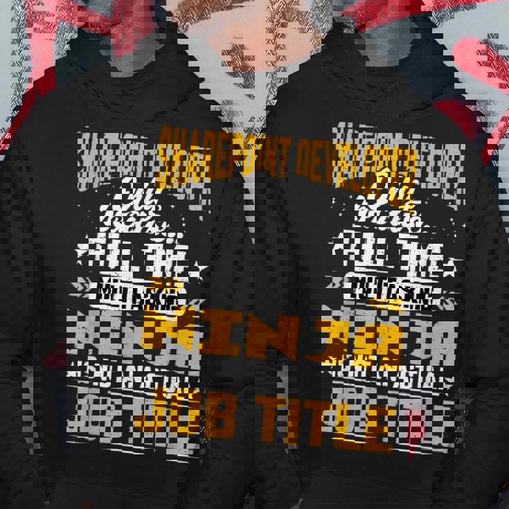 Funny Sharepoint Developer Job Title Hoodie Unique Gifts