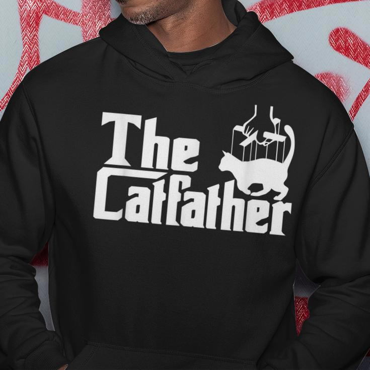Funny The Catfather Kitten Dad Summer Gift For Pet Lovers Hoodie Unique Gifts