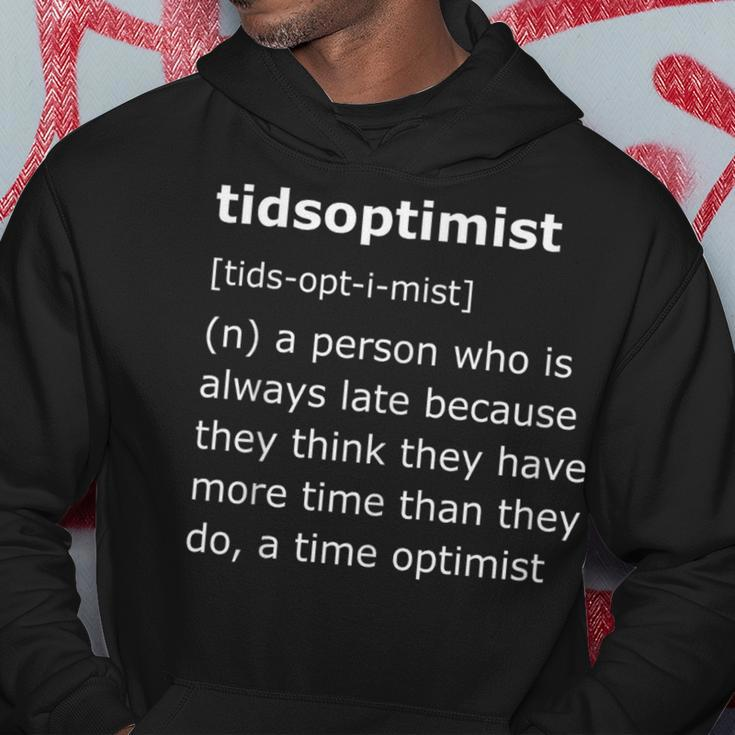 Tidsoptimist Time Optimist Hoodie Unique Gifts