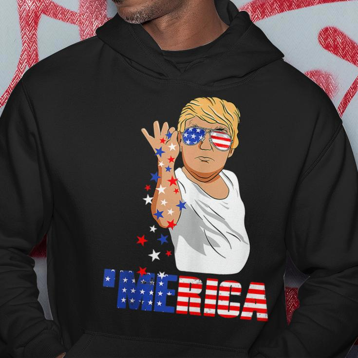 Funny Trump Salt Merica Freedom 4Th Of July Gifts Hoodie Unique Gifts