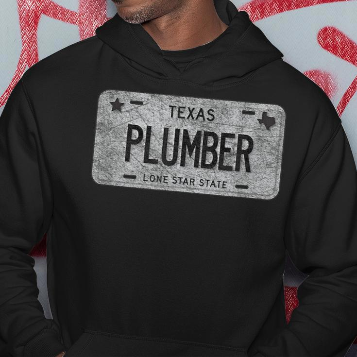 Funny Tx State Vanity License Plate Plumber Plumber Funny Gifts Hoodie Unique Gifts